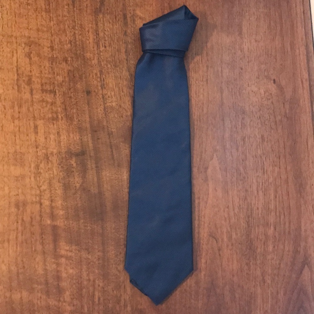 NEW Bacharach 100% Silk Dark Blue Tie